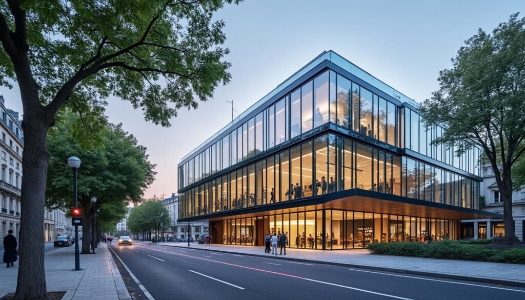 une école de commerce à Paris