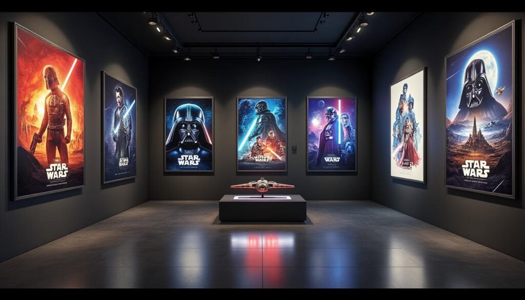 plongez dans l'univers star wars avec notre collection exclusive d'affiches. idéales pour les fans et les collectionneurs, ces œuvres uniques sublimeront votre déco !