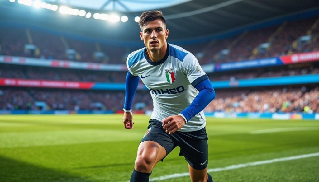 découvrez lorenzo lucca, jeune talent du football italien, connu pour sa puissance et ses performances remarquables sur le terrain.